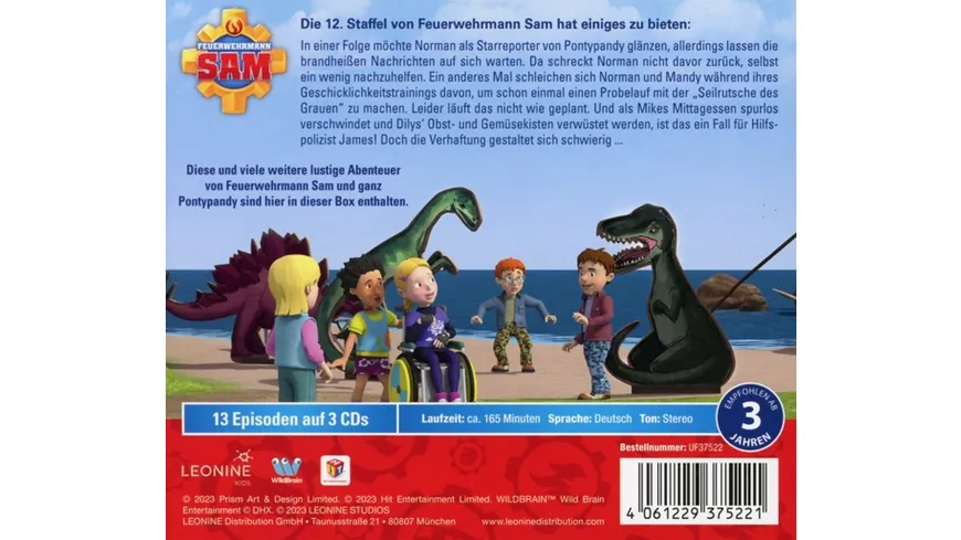 Feuerwehrmann Sam-Staffel 12 Hörspielbox