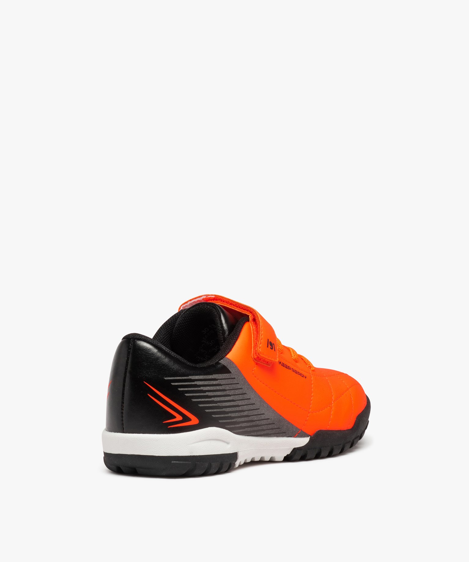 Baskets Garçon à lacets et scratch dessus fluo orange | GEMO