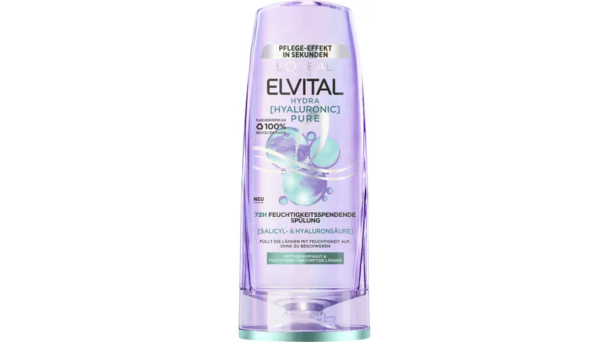 L'Oréal Paris Elvital Hydra Pure feuchtigkeitsspendende Spülung 250 ml