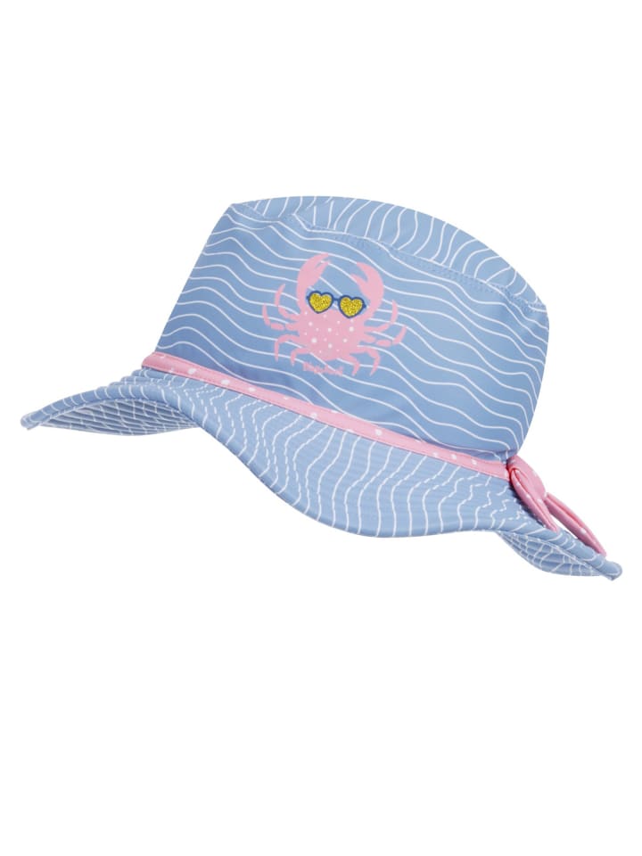 Playshoes UV-Schutz Sonnenhut Krebs in Blau/Pink günstig kaufen