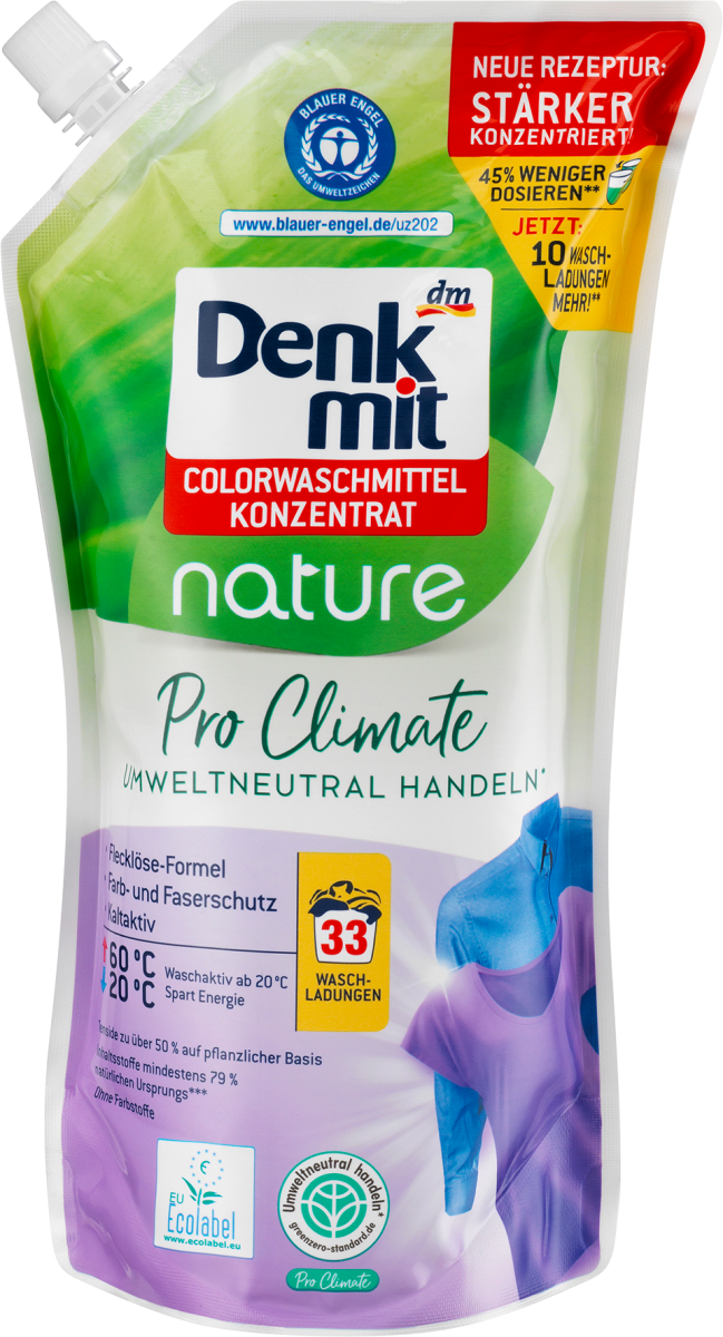 Colorwaschmittel Konzentrat Pro Climate Nature, 33 Wl