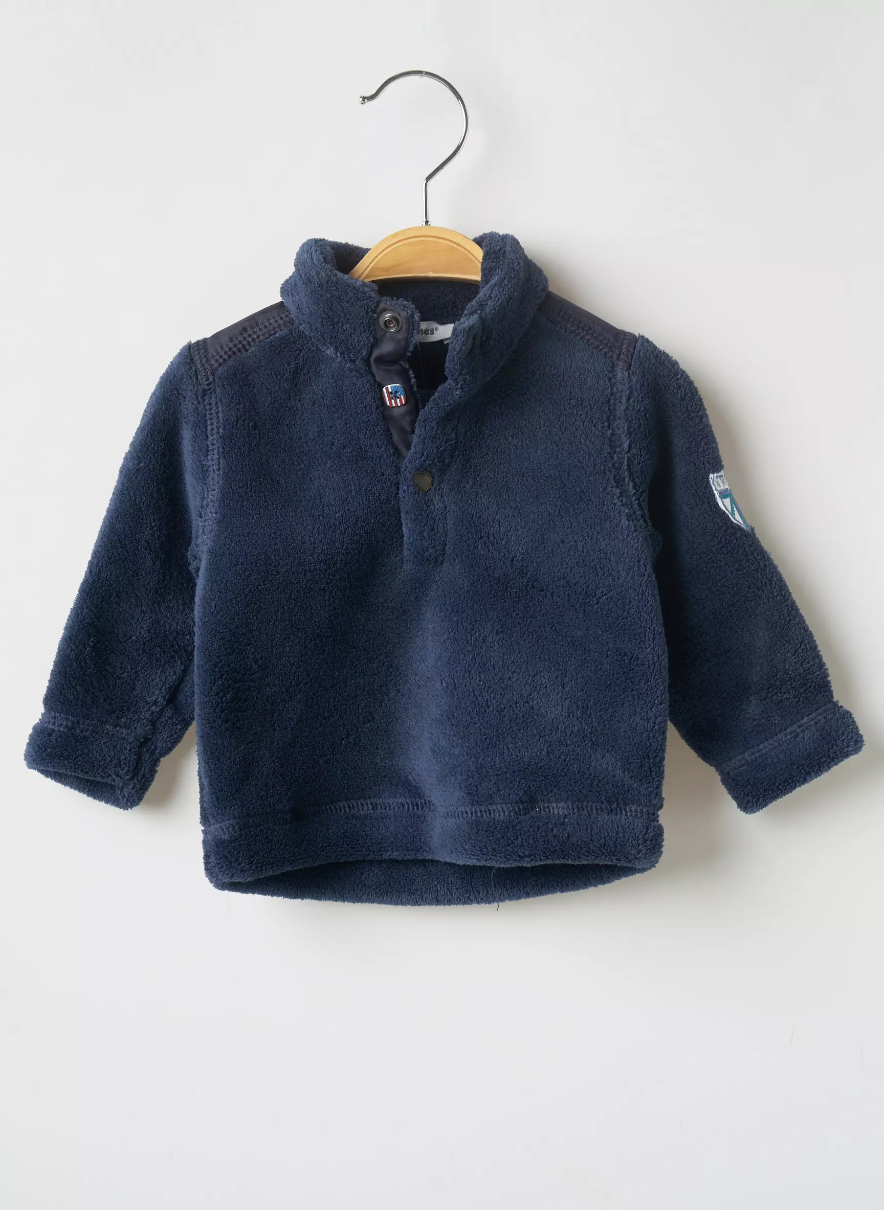 3 Pommes Sweats Garcon couleur bleu