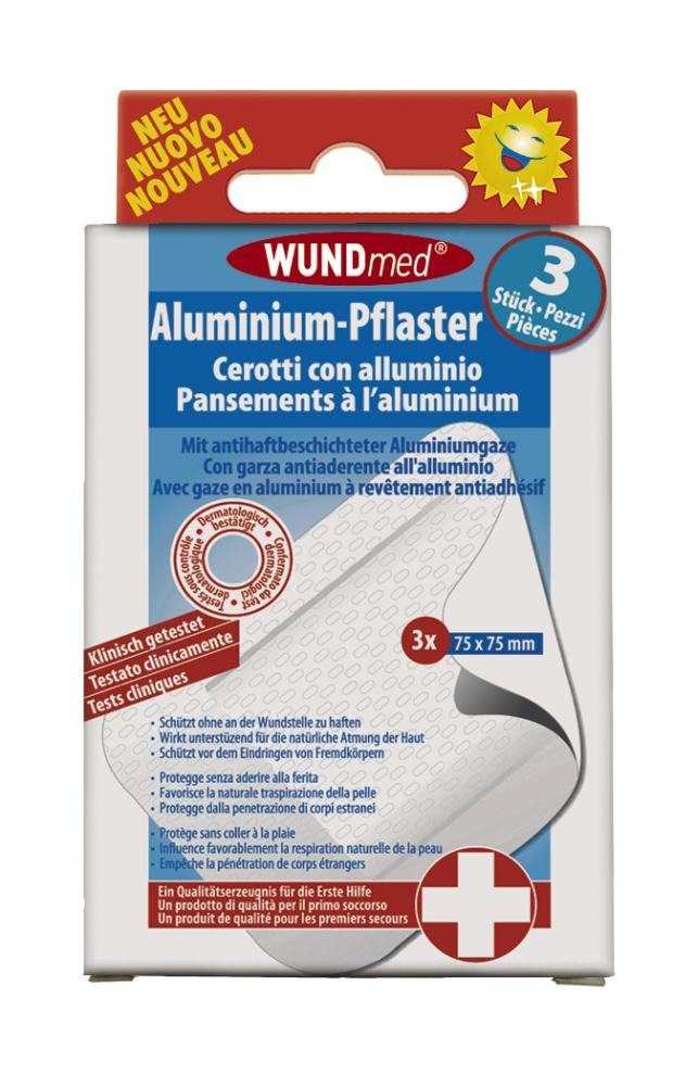 Wundmed Wundpflaster Wundmed Aluminiumpflaster 75 x 75 mm