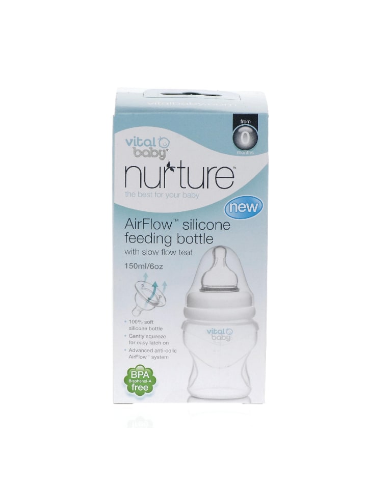 Vital Baby Airflow Weithals Silikon-Flasche 150ml transparent günstig kaufen onesize