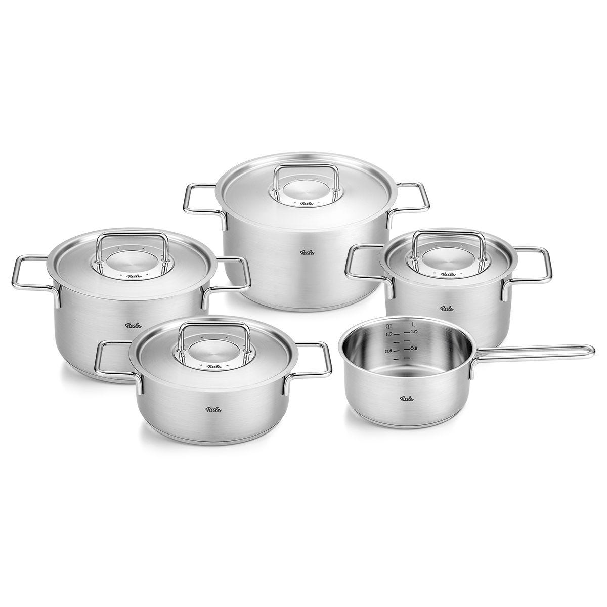 Fissler Pure Collection Topfset 5-tlg. mit Stielkasserolle