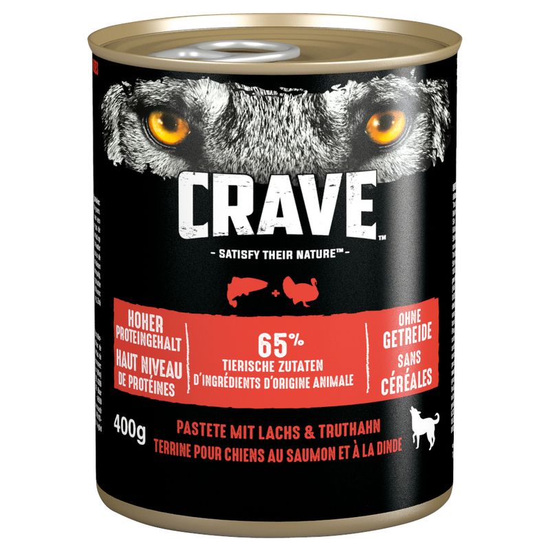 Sparpaket Crave Adult Hundefutter 24 x 400 g