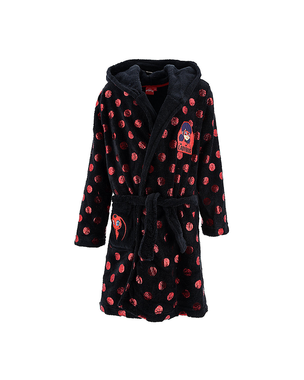 Miraculous Ladybug Bademantel mit Glitzer