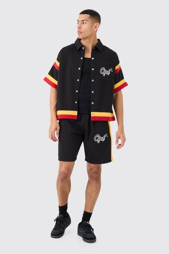 Official Baseball Hemd und Shorts-Set