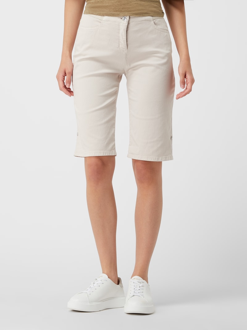 Bermudas aus Baumwollmischung Modell 'Sue' in sand