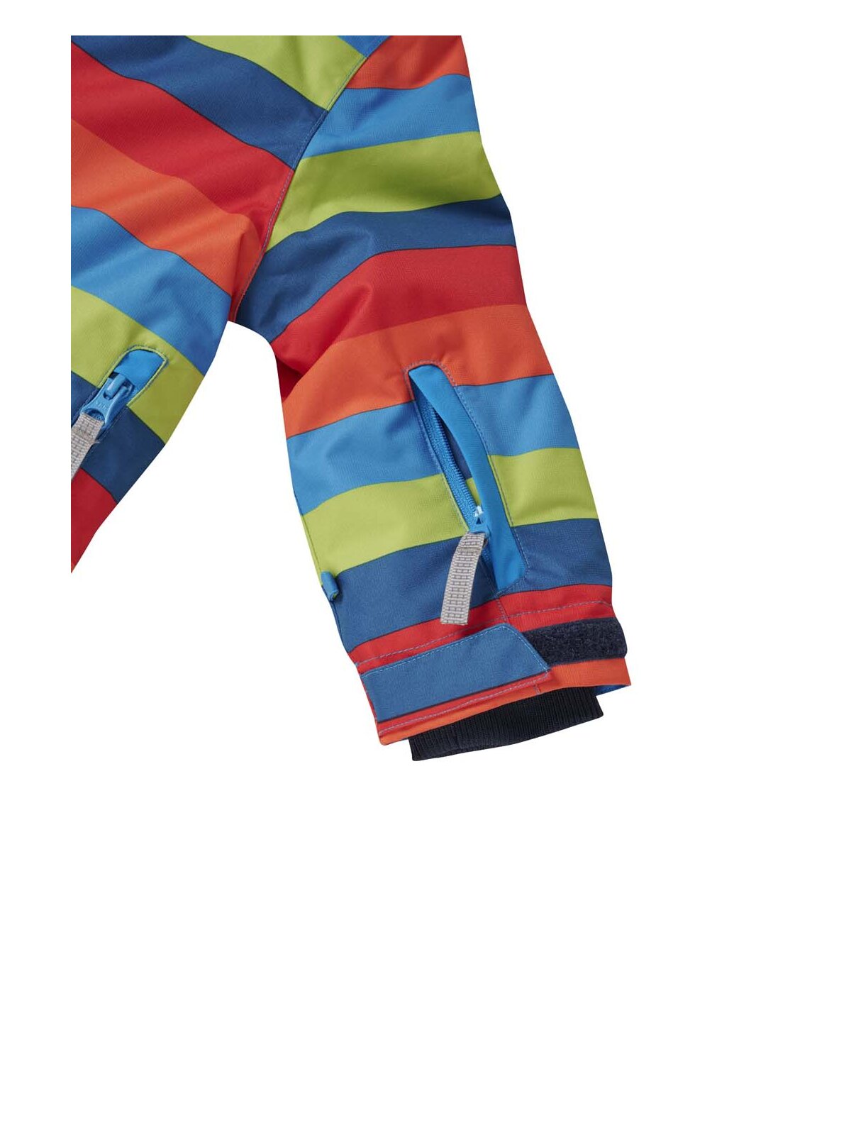 Schneejacke Stern Baby, bunt gestreift