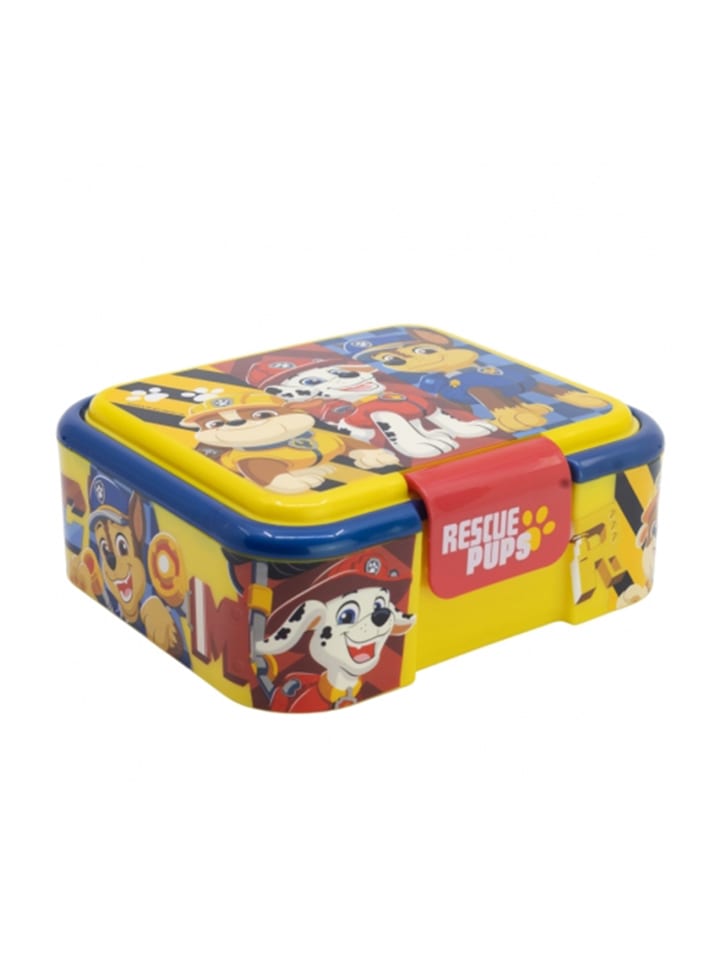 Paw Patrol Kinder Premium Brotdose Lunchbox mit 3 Fächern in Gelb günstig kaufen onesize