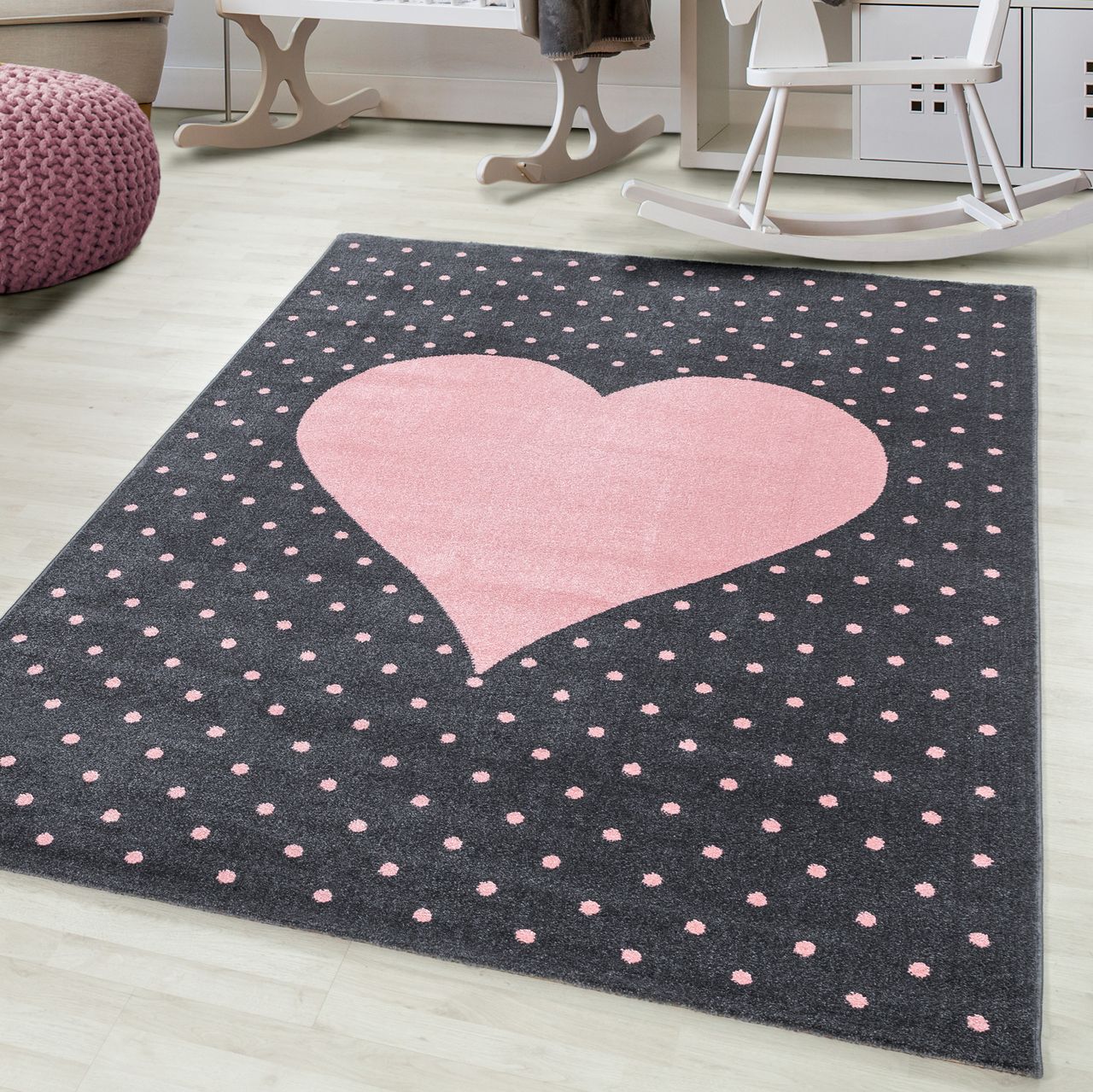 Ayyildiz Teppich, BAMBI 0830, PINK, 120 x 170 cm
