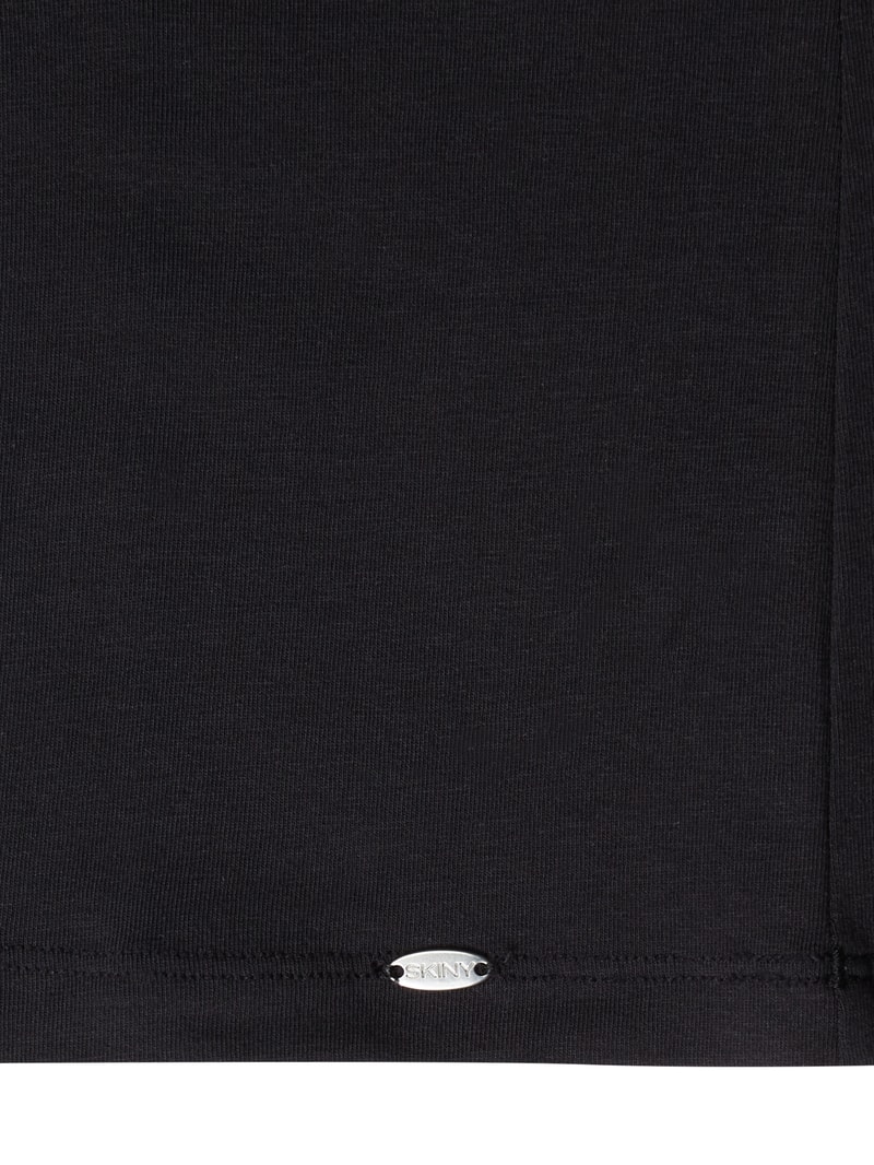 Unterhemd mit Spitze in schwarz