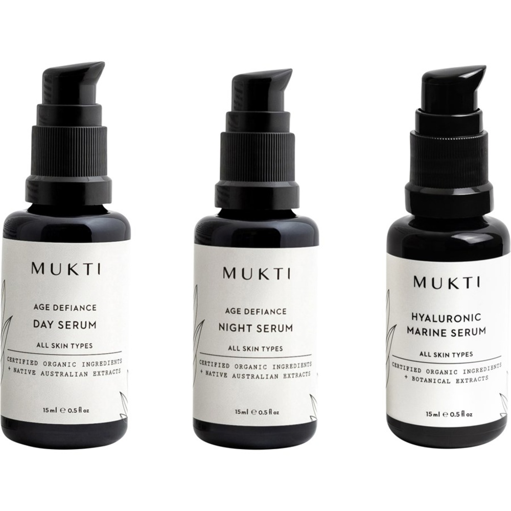 Mukti Organics Age Defiance Mini Collection Soin visage