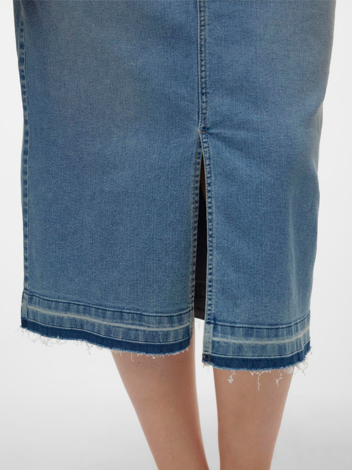 VMCLINA Hohe Taille Langer Rock