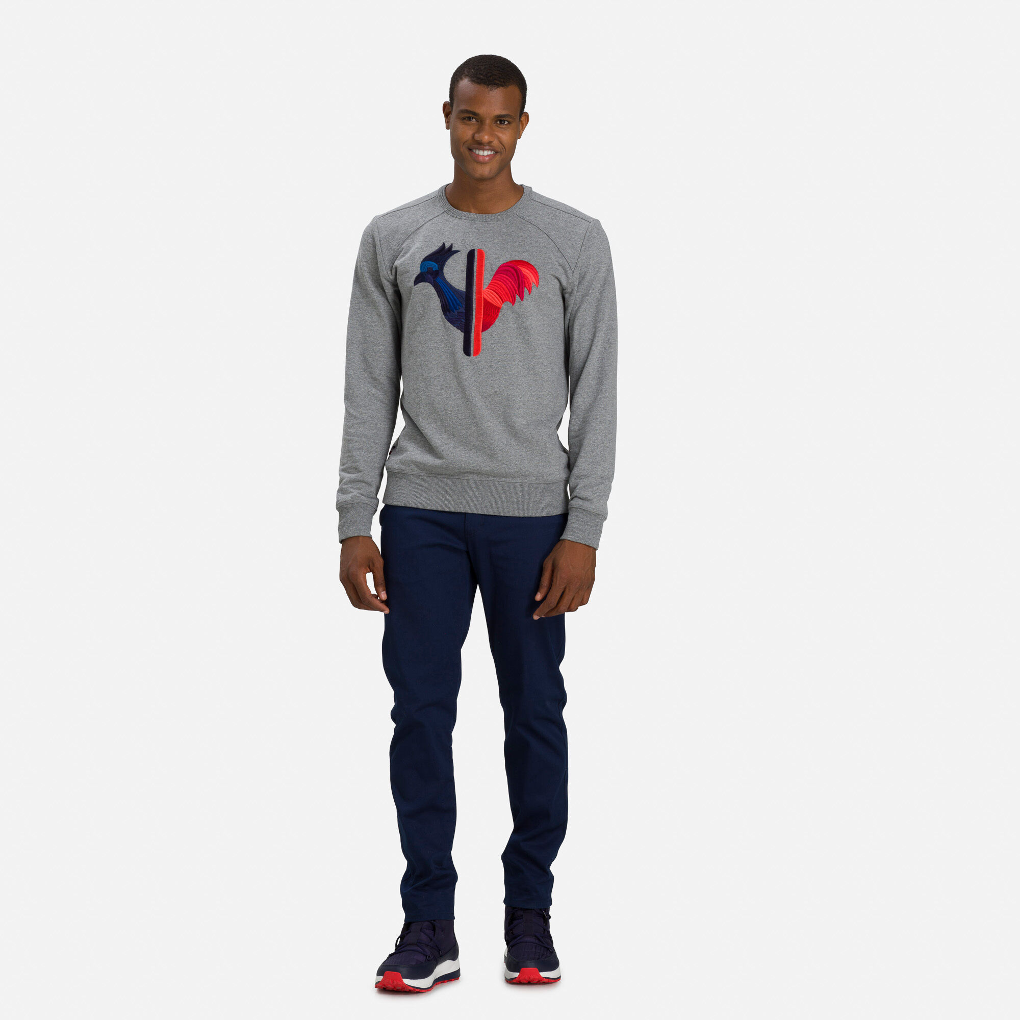 Sweat brodé Rooster Homme
