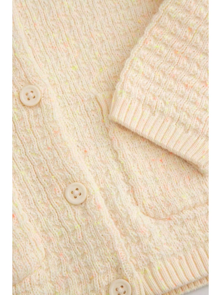 Coccodrillo Strickjacke mit Reißverschluss in ecru günstig kaufen