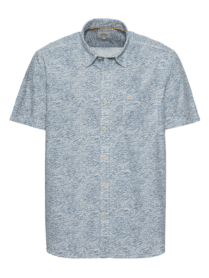 Camel Active Hemd - Regular fit -  in Hellblau/ Beige günstig kaufen
