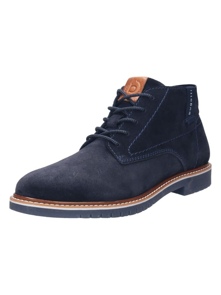 Bugatti Schnürstiefel in blau günstig kaufen