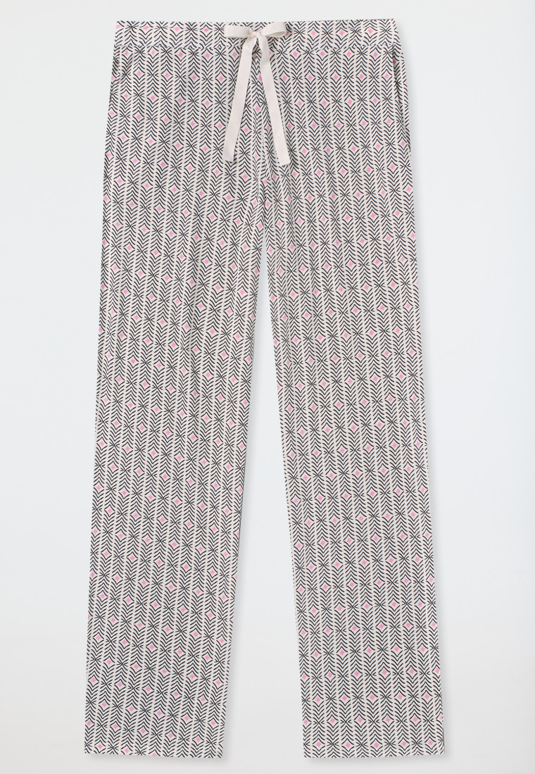 Loungehose lang Modal Grafikprint multicolor - Mix+Relax