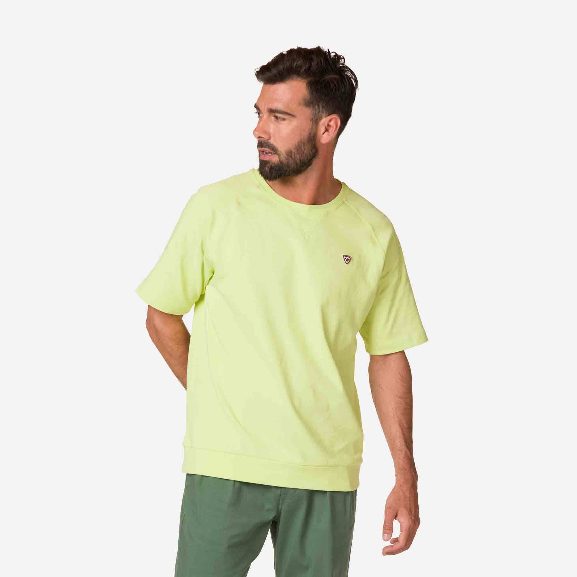 T-shirt confortable en coton à manches raglan courtes homme