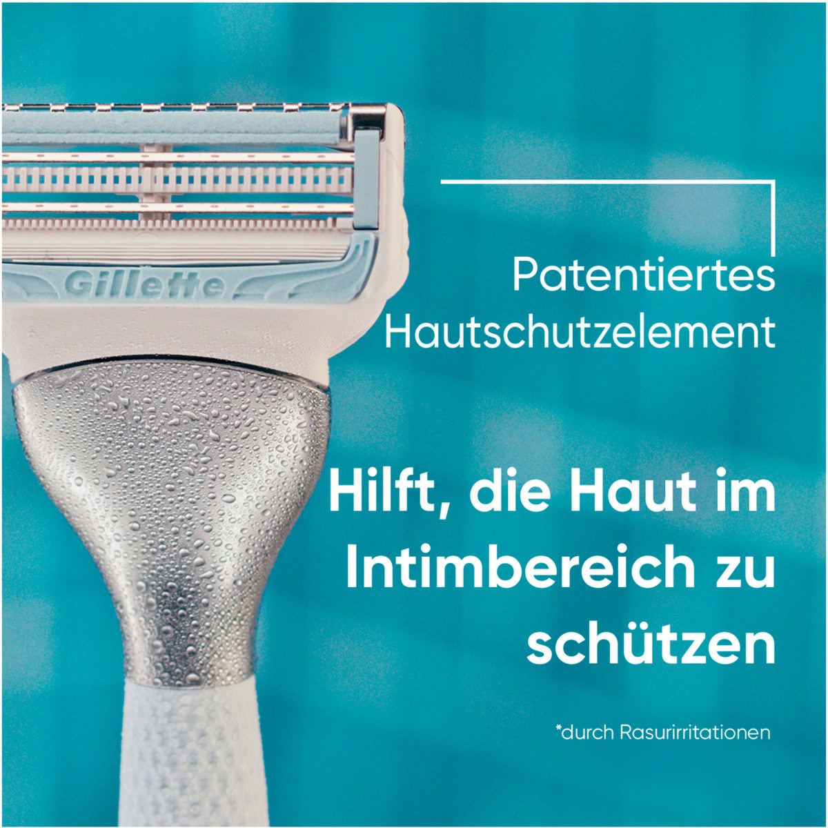 Rasierer für den Intimbereich, Aloe Vera, 1 St