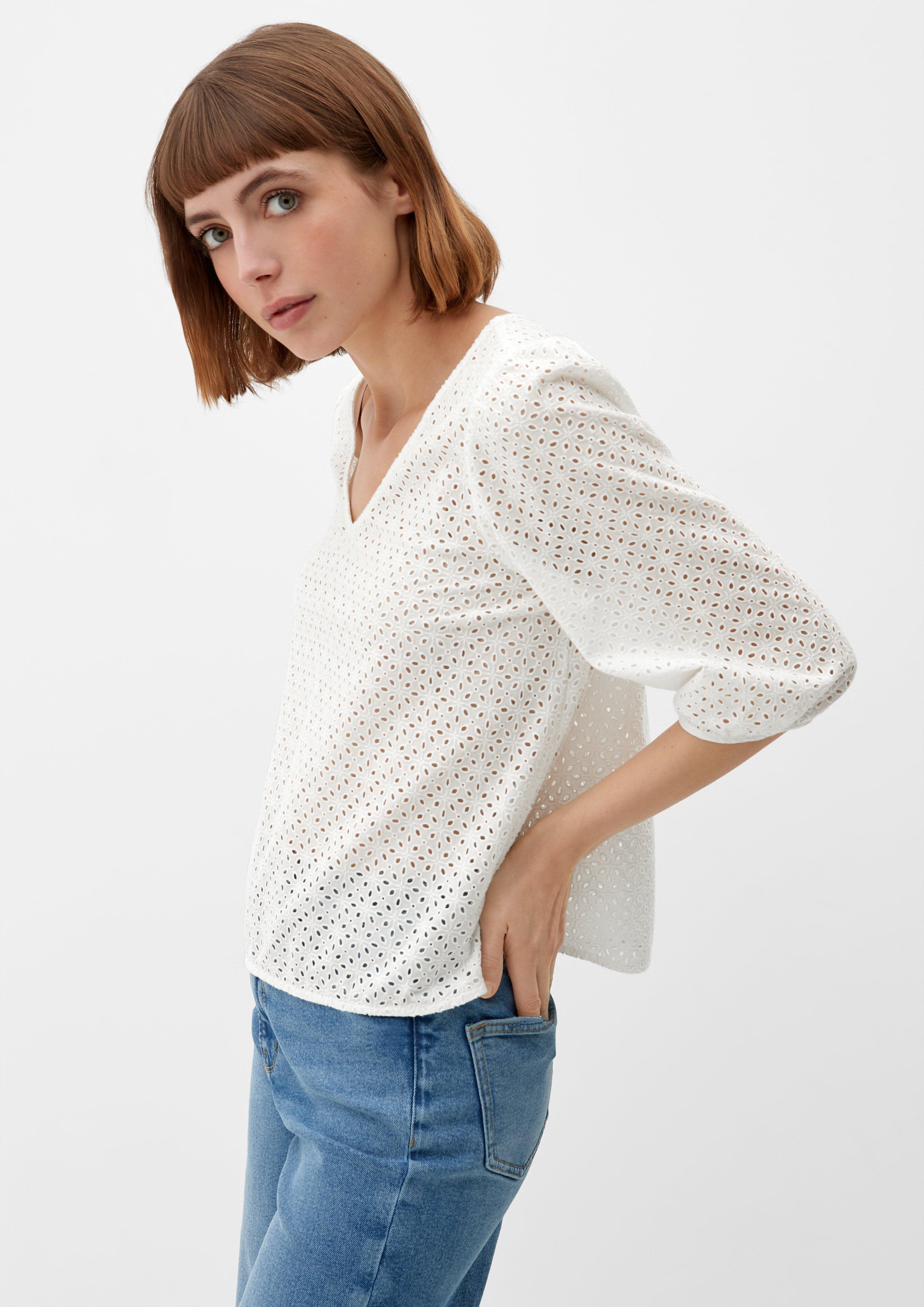 Bluse aus Broderie Anglaise  2128356-02L4