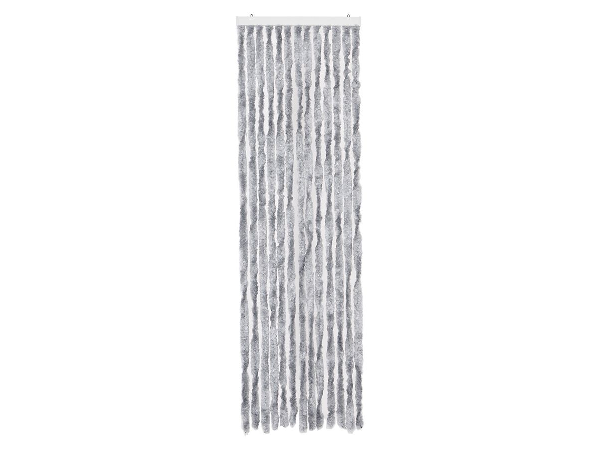 Obelink grau 185 x 56 Flauschvorhang