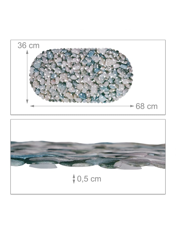 relaxdays Badewannenmatte in Natur - (B)36 x (T)68 cm günstig kaufen onesize