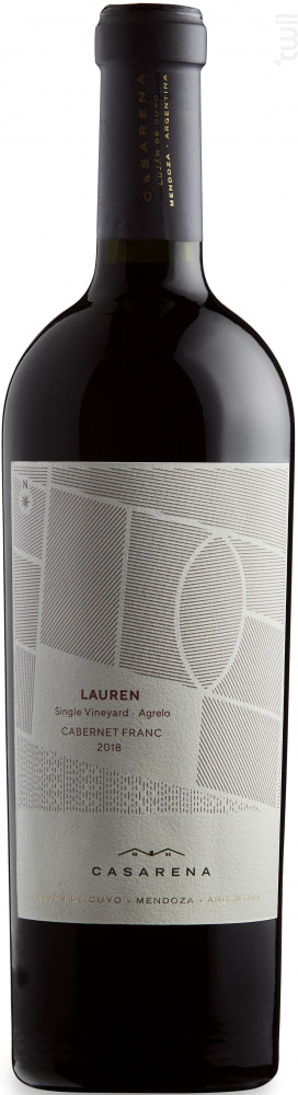 Lauren's vineyard - CABERNET FRANC Casarena Vin Rouge●AOC de Mendoza 2019 75cl
