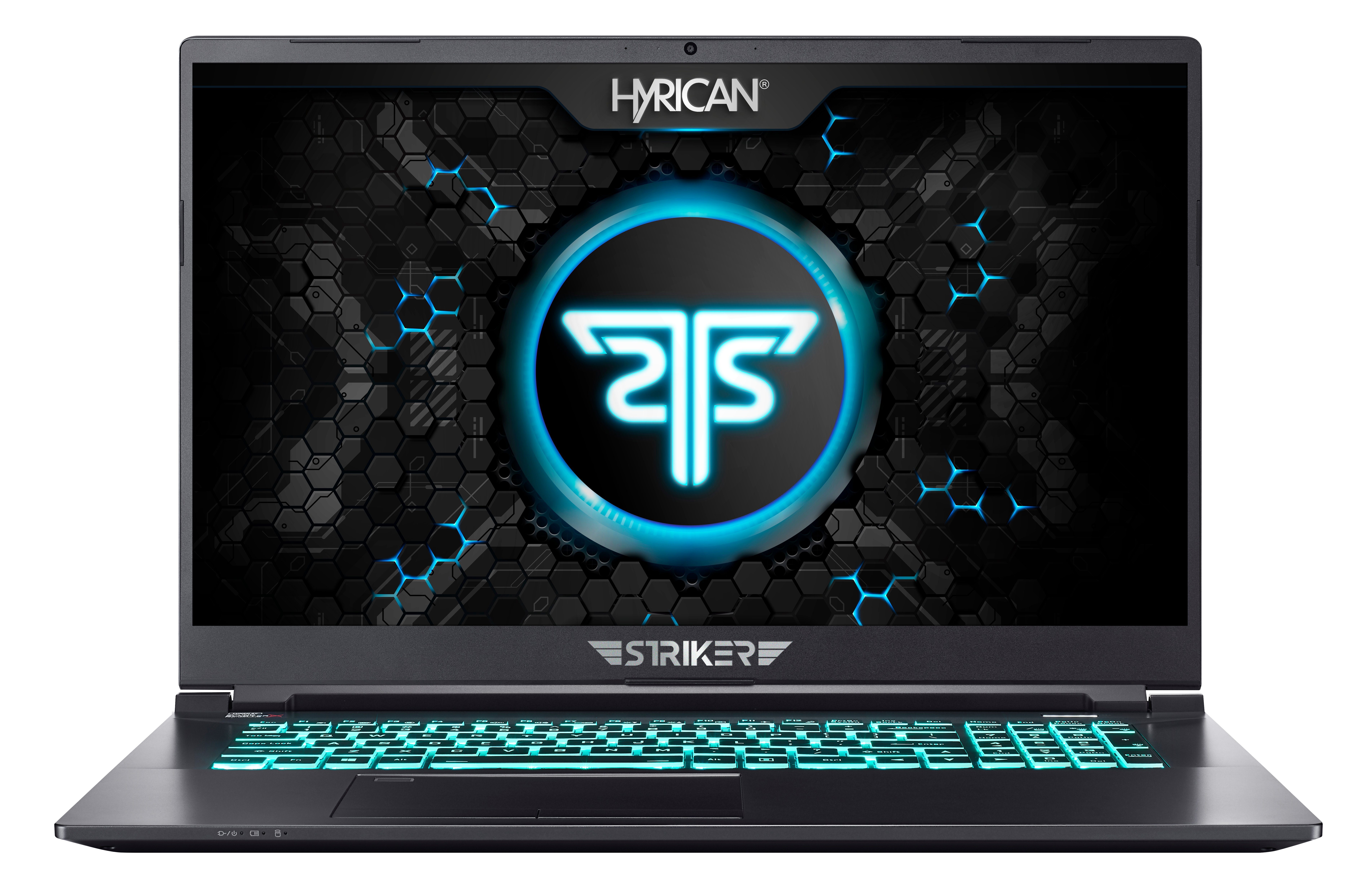 Hyrican Striker 1667 Gaming-Notebook (39,62 cm/15,6 Zoll, Intel Core i7 11800H, GeForce RTX 3080, 1000 GB SSD, Intel Core i7-11800H, 32 GB RAM, 240 Hz, ohne Betriebssystem)