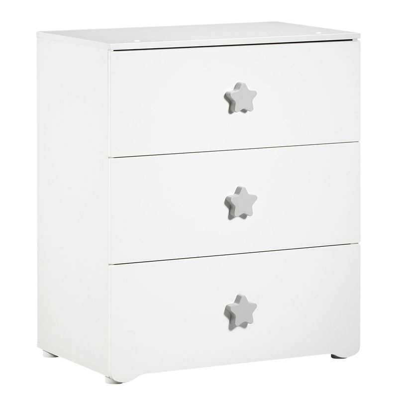 Commode à langer2 en 1 boutons étoiles Basic