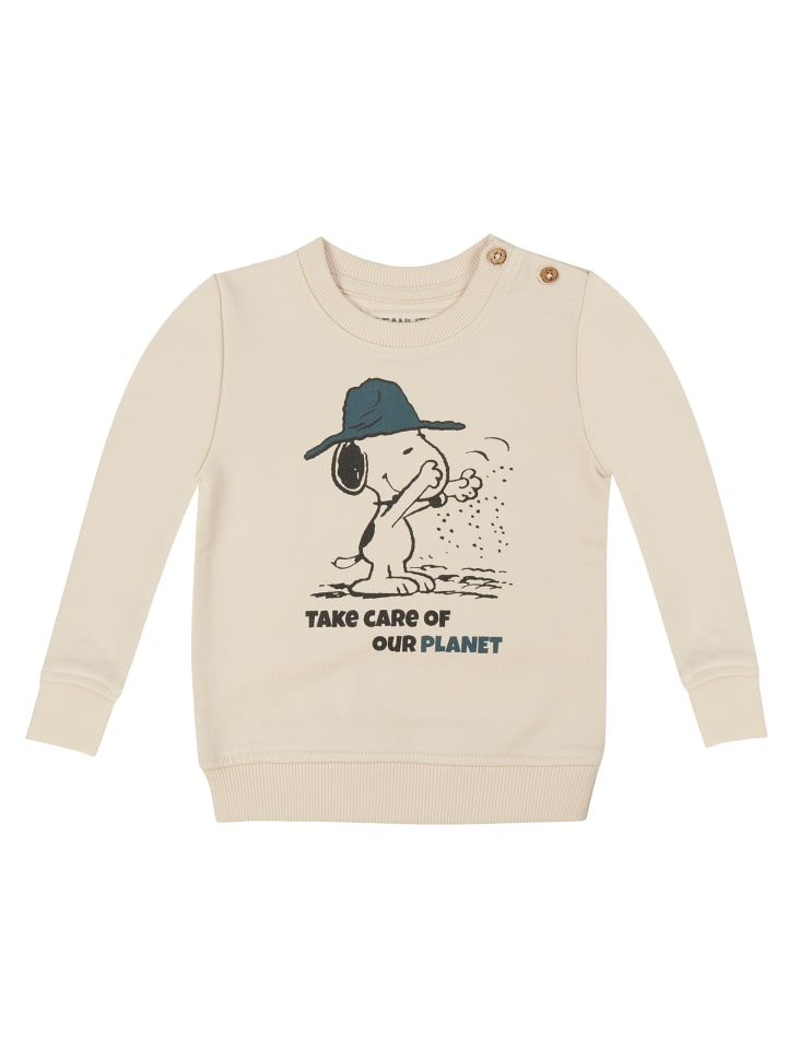 ONOMATO! Pullover Sweatshirt Peanuts Snoopy Cradle to Cradle in Beige günstig kaufen
