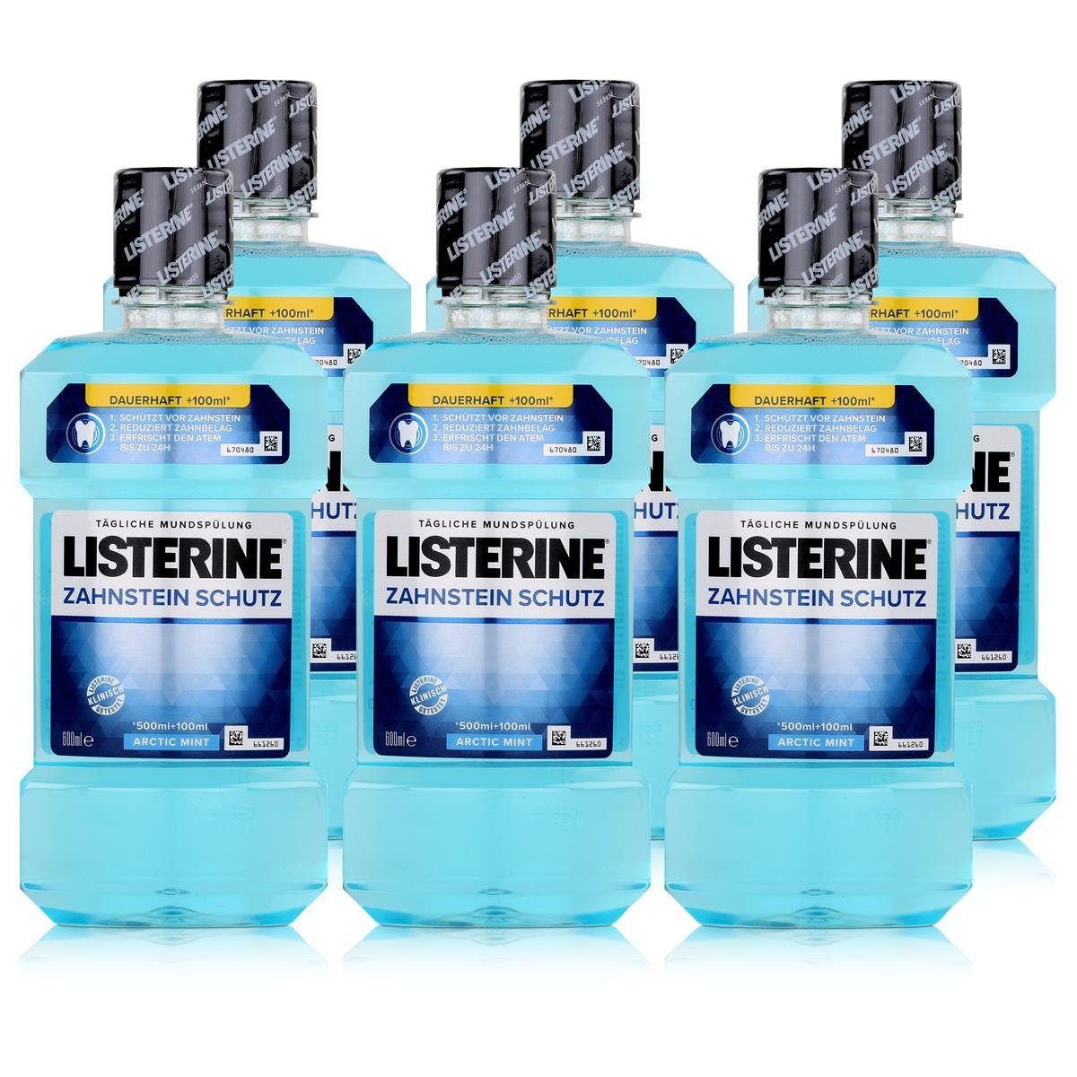 Listerine Mundspülung, Listerine Zahnsteinschutz 600ml - Hemmt die Neubildung von Zahnstein