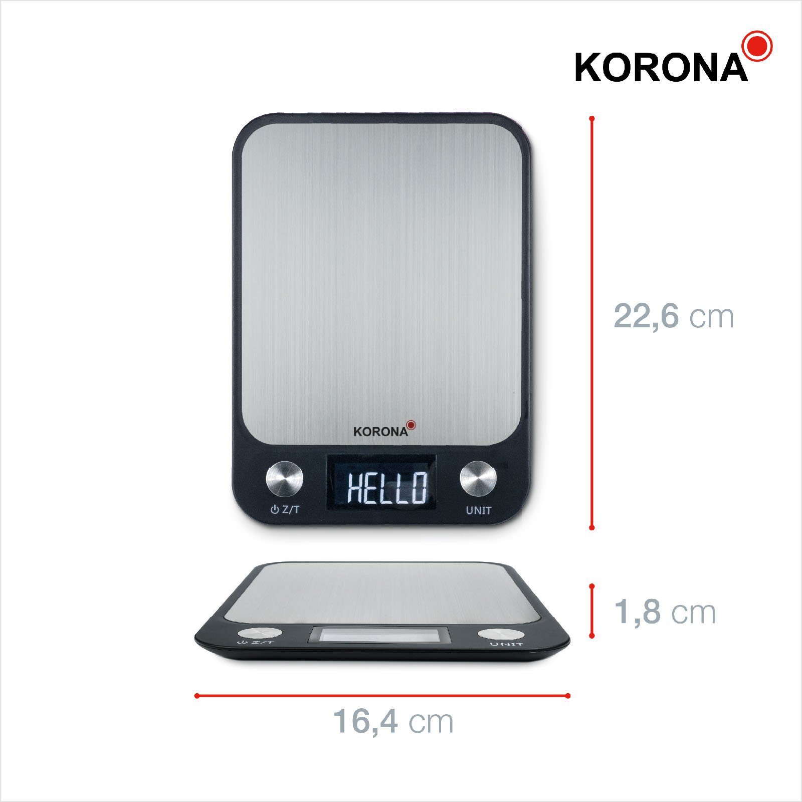 KORONA Küchenwaage LEA