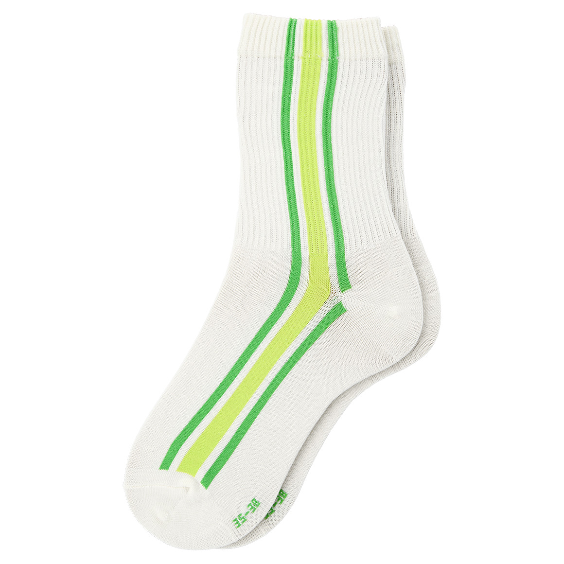 1 Paar Damen Socken mit Längsstreifen