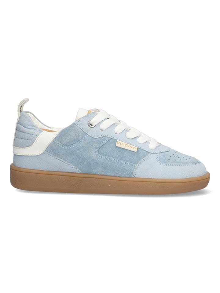 Vingino Leder-Sneakers in Helblau günstig kaufen