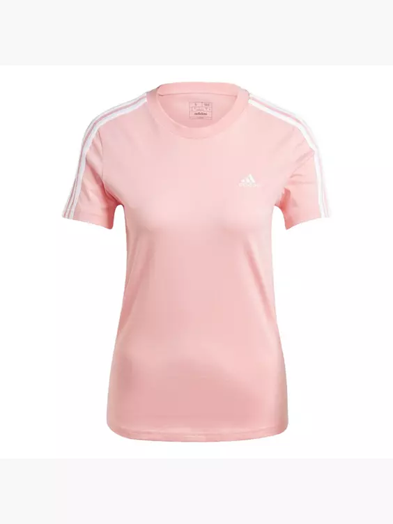 adidas LOUNGEWEAR Essentials Slim 3-Streifen T-Shirt