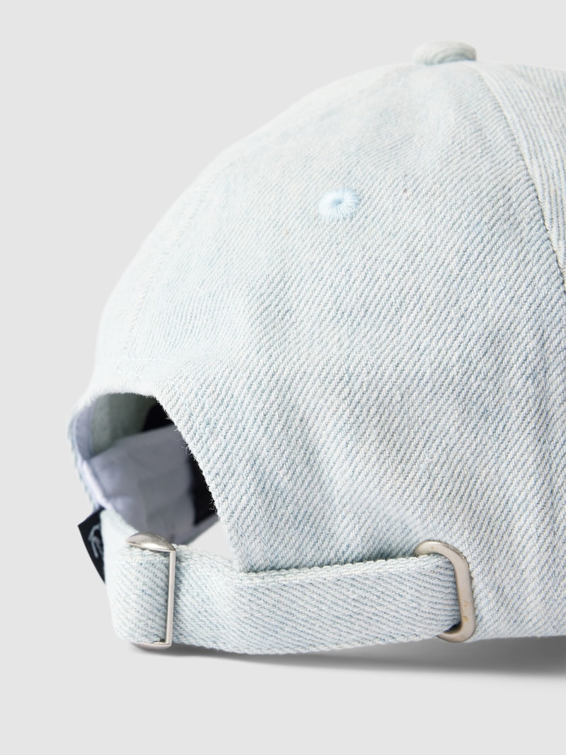 Basecap in Jeans-Optik mit Label-Stitching in jeans