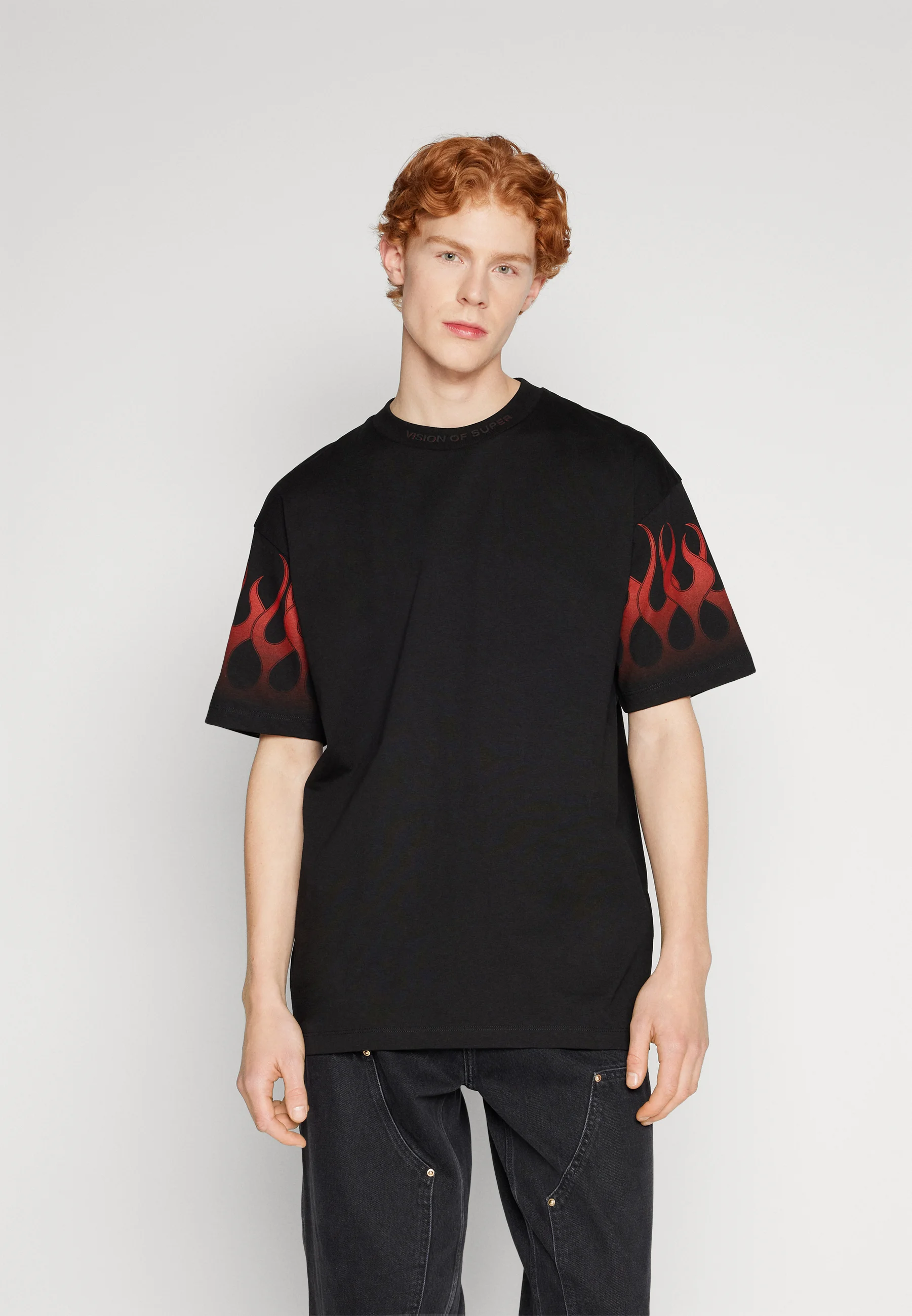 Visión de Super RACING FLAMES - Camiseta con estampado