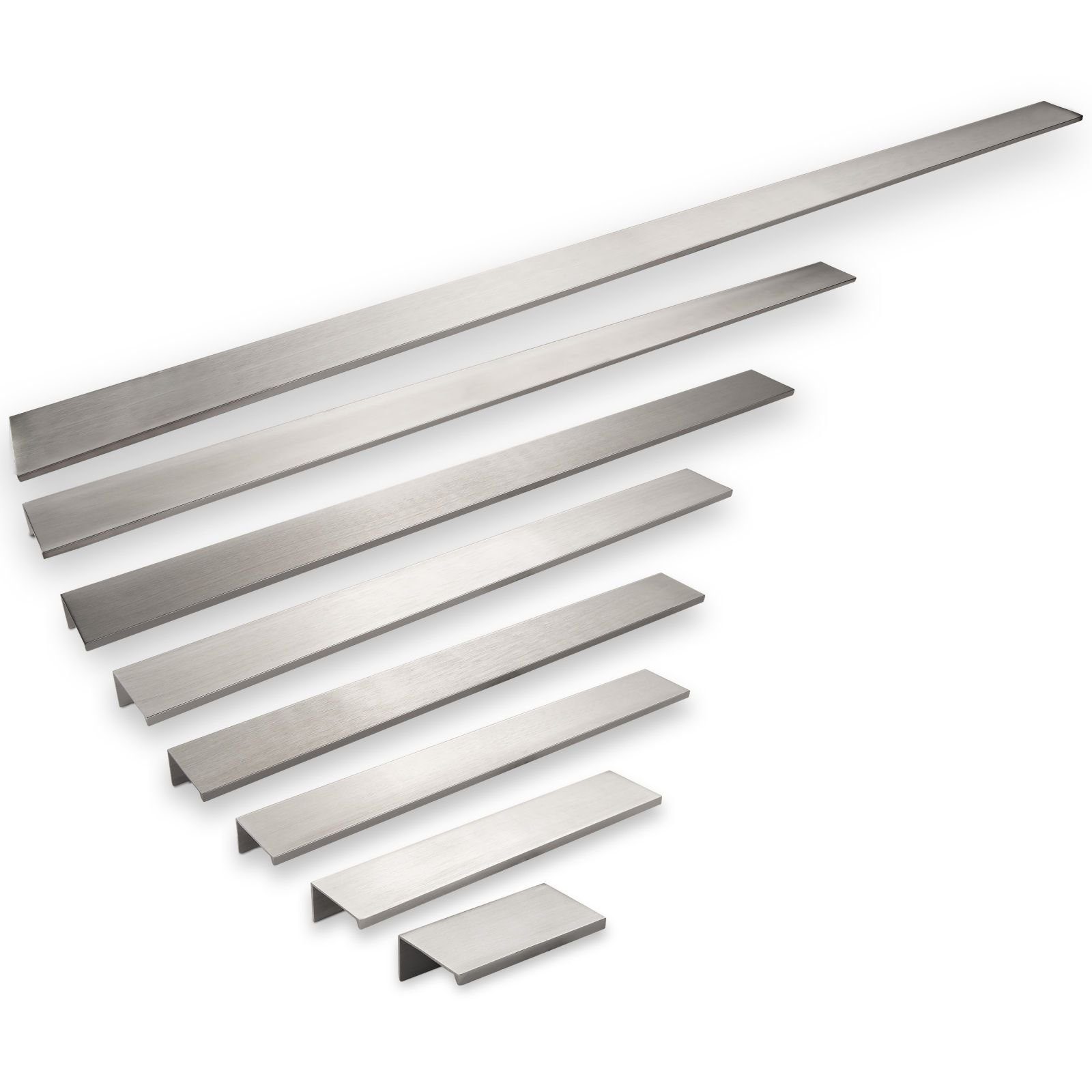 SO-TECH® Möbelgriff SEARL Edelstahloptik gebürstet BA 70 - 780 mm