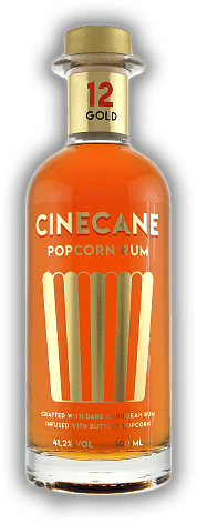 CINECANE Popcorn Rum Gold CINECANE Popcorn Rum Gold So schmeckt Kino! 0,5	 Liter - Vol 41,2%