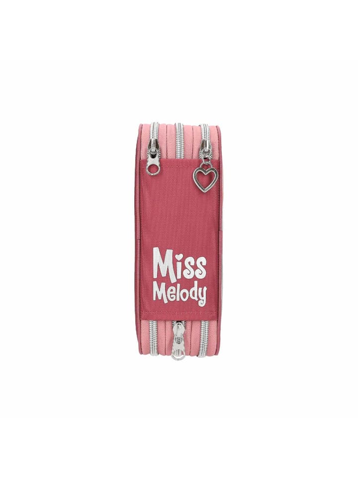 Depesche 3-Fach Federtasche LED Pferde Miss Melody 20 x 13 x 7,5 cm in rostrot günstig kaufen onesize