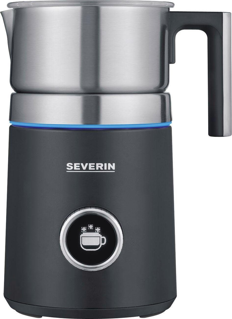 Severin Milchaufschäumer SM 3587 Spuma 700 Plus, 500 W, 13 Programme, komfortable Bedienung, stilvoller 360° LED-Lichtring