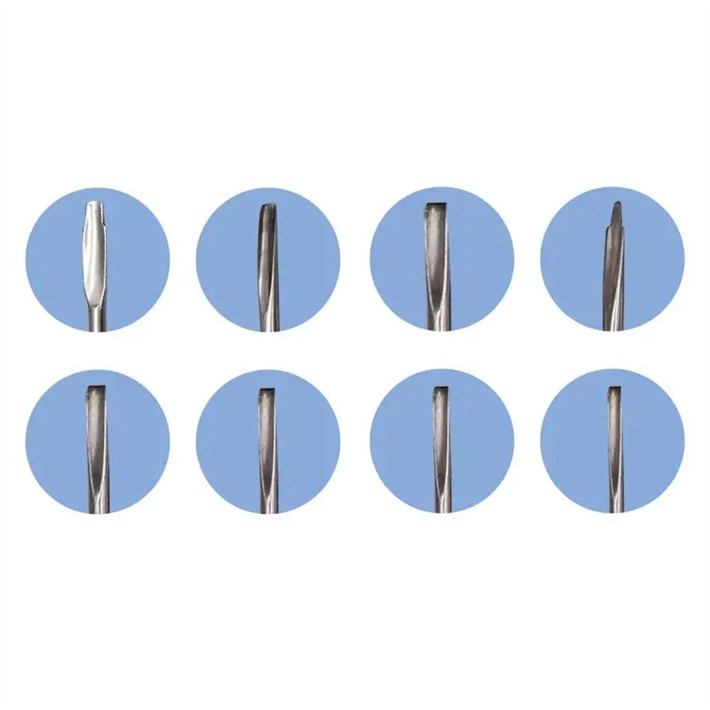 TUABUR Zahnpflege-Set Dentalinstrumente: 8-teiliges minimalinvasives Wurzelheber-Set