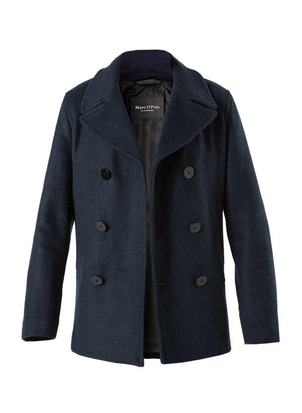Marc O'Polo, Cabanjacke, Schurwolle, dunkelblau
