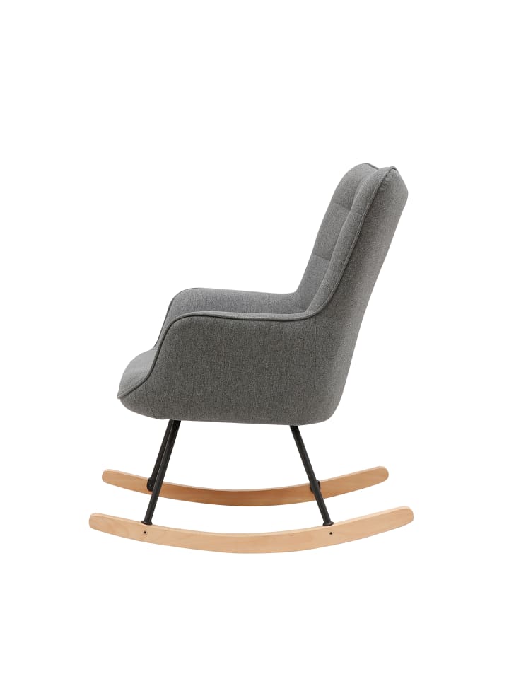 byLiving Schaukelstuhl RICHIE in Grau günstig kaufen onesize