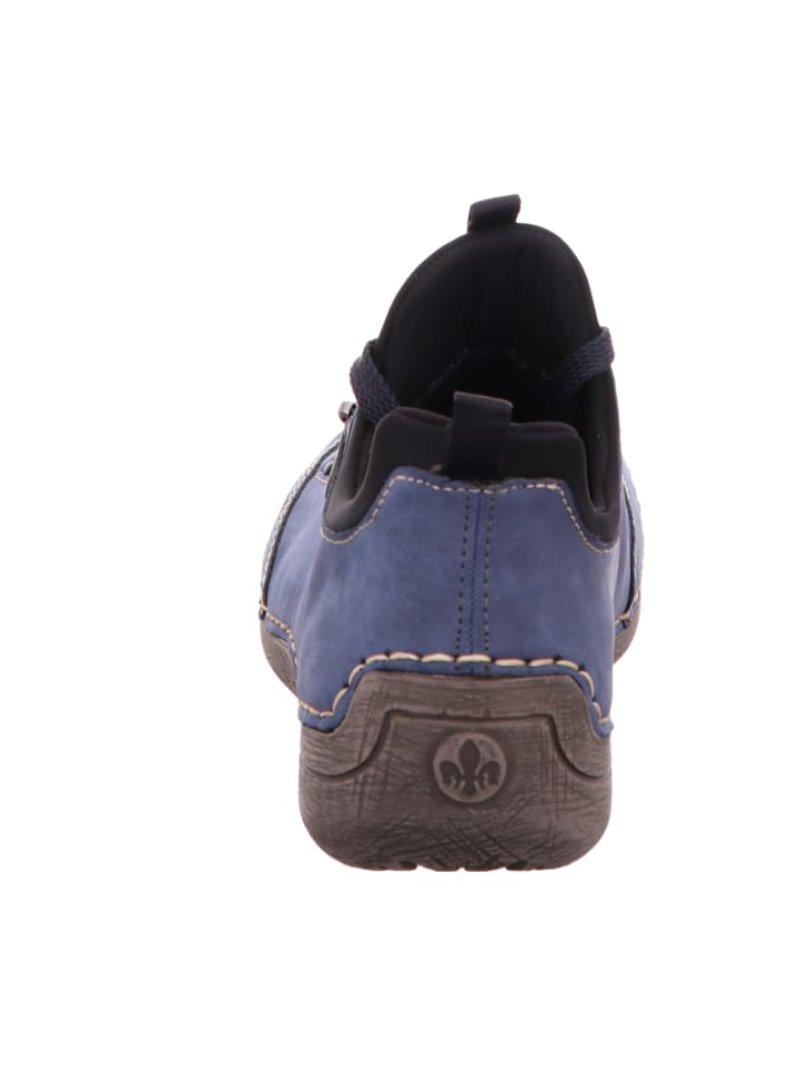 rieker Komfort Schnürschuhe in Blau günstig kaufen