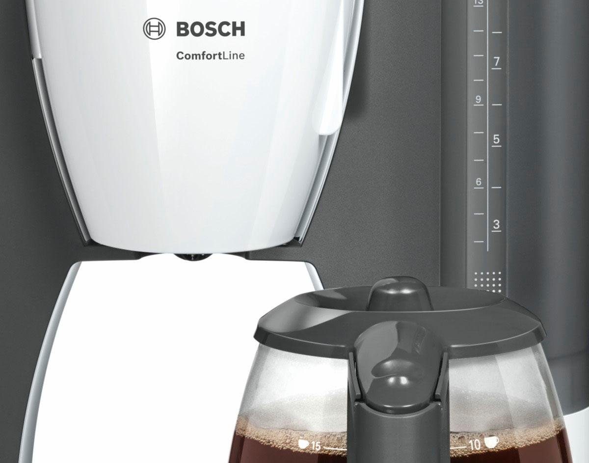 BOSCH Filterkaffeemaschine ComfortLine TKA6A041, 1,25l Kaffeekanne, Papierfilter 1x4