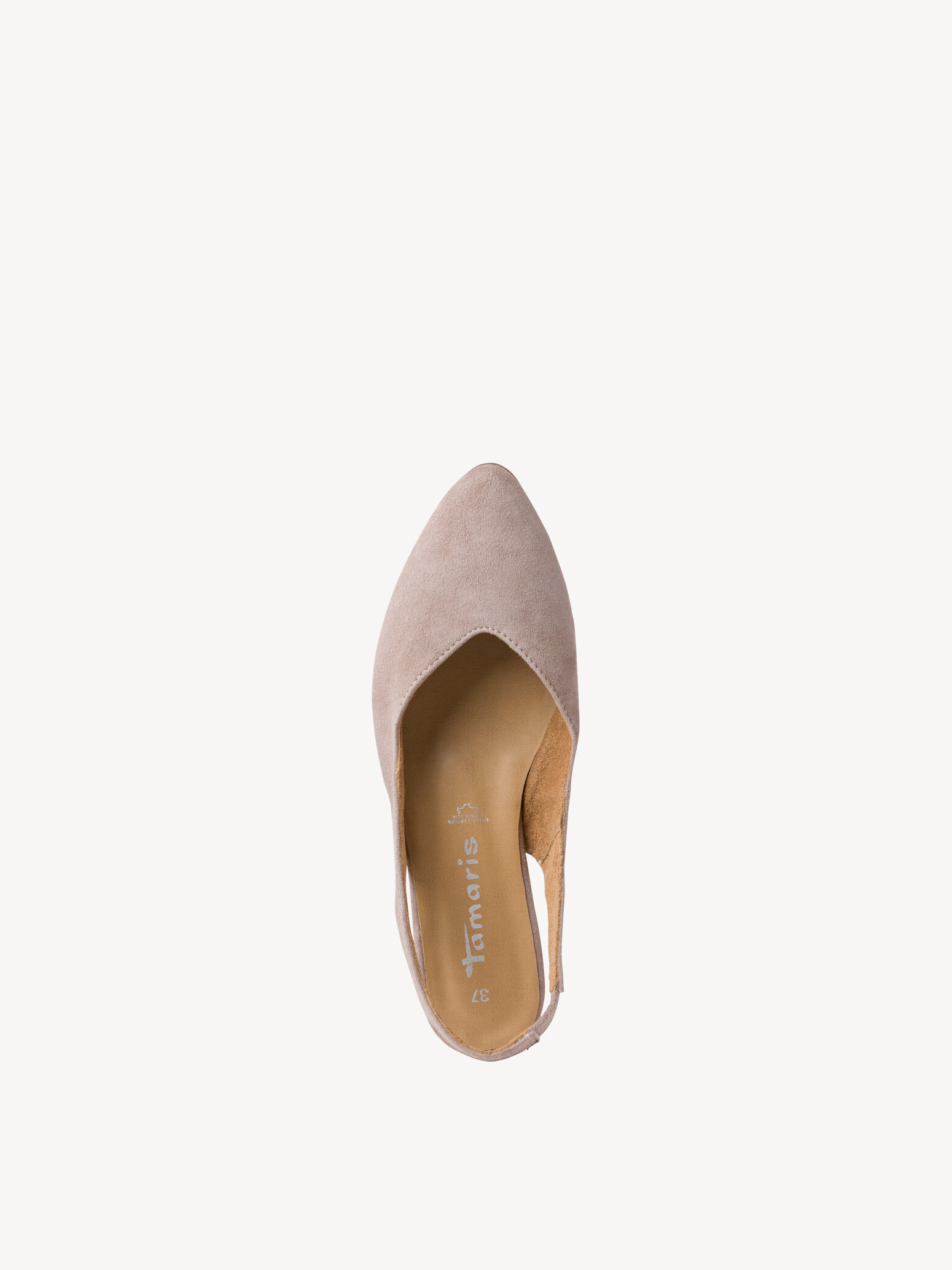 Escarpin en cuir - beige